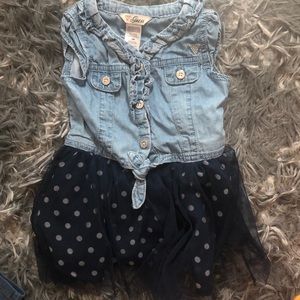 Baby guess dress 12 months (runs small)